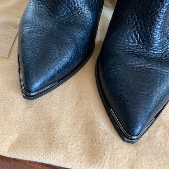 Acne Studios Loma Pointed Ankle Boots 38 - Picture 5 of 6